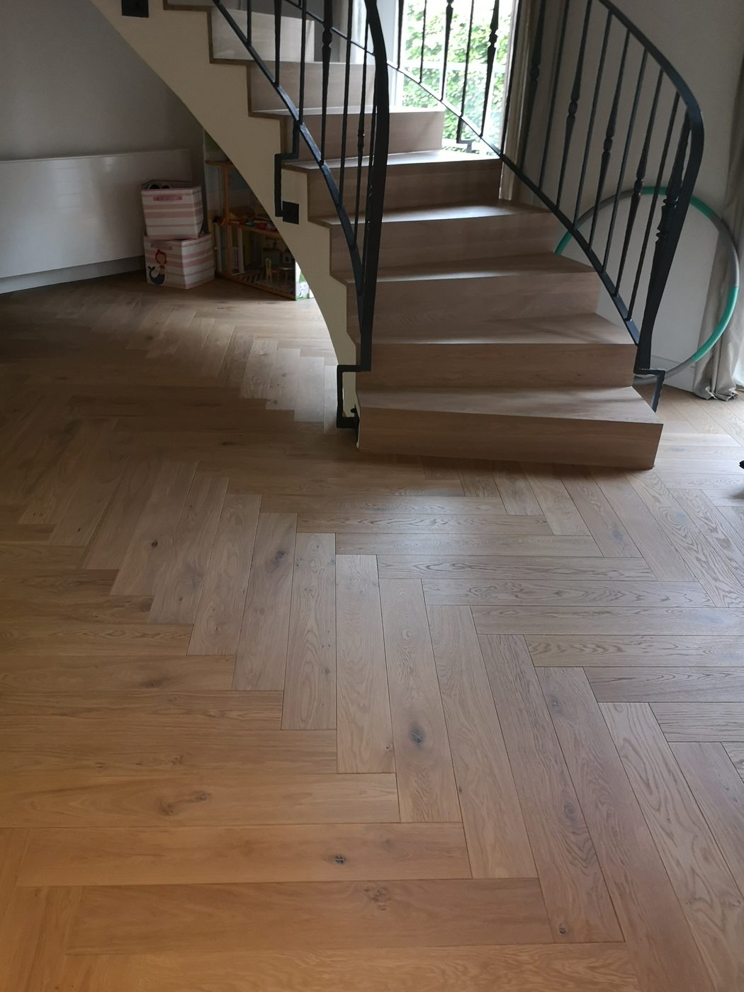 Treppen mit Holz belegen